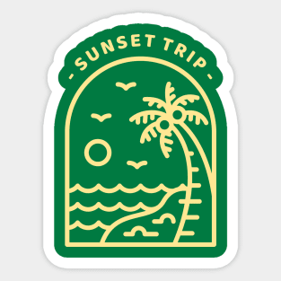 Sunset Trip Sticker